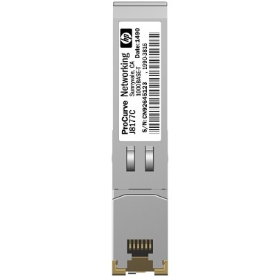 Hewlett Packard Enterprise J8177C-OB X121 1G SFP RJ45 T Transceiver (Open Box Product Limited Availability No Back Orders) Hewlett Packard Enterprise J8177C-OB X121 1G SFP RJ45 T Transceiver (Open Box Product Limited Availability No Back Orders)