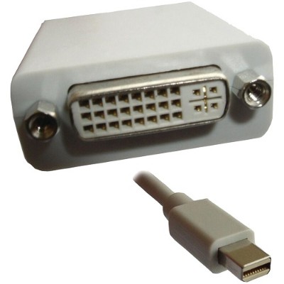 Professional Cable MDP DVI Mini DisplayPort to DVI Adapter for Apple
