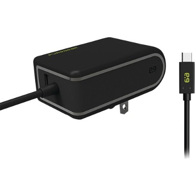 PureGear 10870VRP USB A to USB C Travel Wall Charger Black