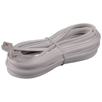 RCA TP243WHR White Phone Line Cord 25ft