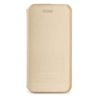 Tucano IPH7421 GL iPhone 7 Two in 1 Booklet Case Gold