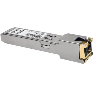 TrippLite N286 01GTX Cisco GLC T Compatible 1000Base T Copper RJ45 SFP Mini Transceiver Gigabit Ethernet Cat5e Cat6