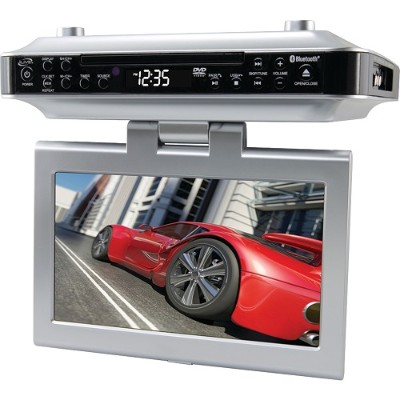 Digital Products International iKTD1016S Under-Cabinet Bluetooth DVD/CD Player with 10 LCD Display Digital Products International iKTD1016S Under-Cabinet Bluetooth DVD/CD Player with 10 LCD Display