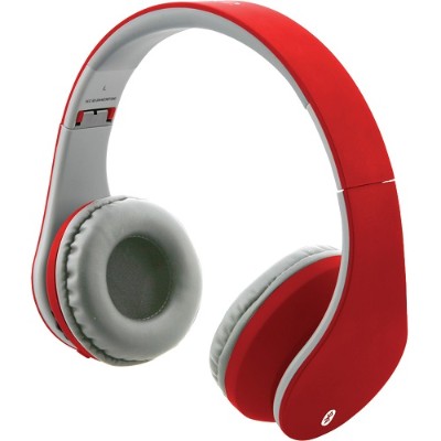 Digital Products International IAHB64MR Bluetooth Headphones with Auxiliary Input (Matte Red) Digital Products International IAHB64MR Bluetooth Headphones with Auxiliary Input (Matte Red)