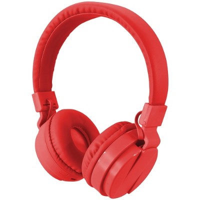 Digital Products International iAHB6R Bluetooth Wireless Headphones with Microphone (Red) Digital Products International iAHB6R Bluetooth Wireless Headphones with Microphone (Red)