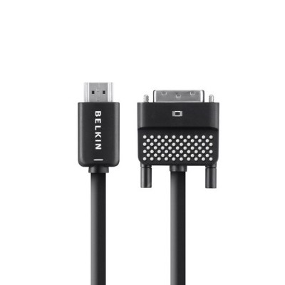 Belkin AV10089BT06 HDMI to DVI Cable Supports HDMI 2.0 (6 Feet) Belkin AV10089BT06 HDMI to DVI Cable Supports HDMI 2.0 (6 Feet)