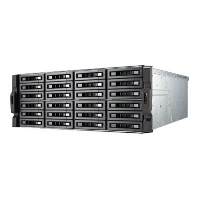 QNAP TS EC2480U E3 4GE R2 TS EC2480U R2 NAS server 24 bays rack mountable SATA 6Gb s RAID 0 1 5 6 10 JBOD 5 hot spare 6 hot spare 10 hot spare