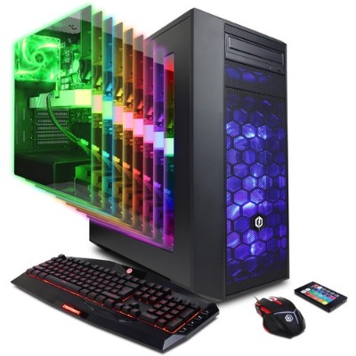 Cyberpower PC GXi10100PCM Gamer Xtreme GXi10100 Intel Core i5-7600 Quad-Core 3.50GHz Gaming Desktop - 8GB RAM 1TB HDD DVD±RW Gigabit Ethernet Cyberpower PC GXi10100PCM Gamer Xtreme GXi10100 Intel Core i5-7600 Quad-Core 3.50GHz Gaming Desktop - 8GB RAM 1TB HDD DVD±RW Gigabit Ethernet