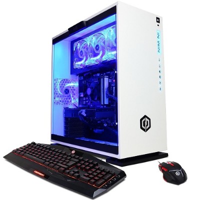 Cyberpower PC GXi10200PCM Gamer Xtreme GXi10200 Intel Core i7 7700 Quad Core 3.60GHz Gaming Desktop 16GB RAM 128GB SSD 1TB HDD Gigabit Ethernet