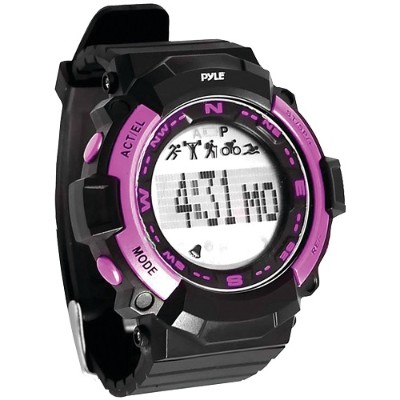 Pyle PSPTR19PN Multifunction Sports Watch (Pink) Pyle PSPTR19PN Multifunction Sports Watch (Pink)