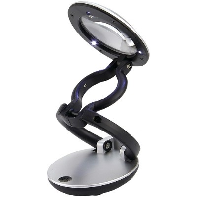 Carson Optical LM 10 DeskBrite Mini Magnifier and Desk Lamp