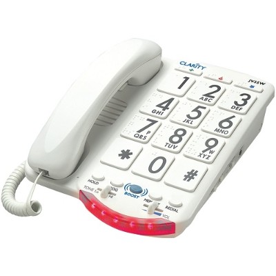 Clarity Visual 76557.101 Amplified Telephone with Talk Back Numbers (White Buttons) Clarity Visual 76557.101 Amplified Telephone with Talk Back Numbers (White Buttons)