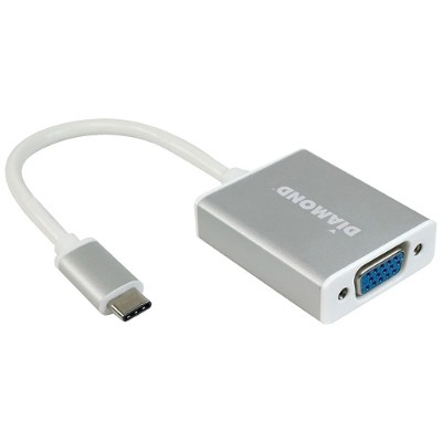 Diamond Multimedia BVU31CV USB-C 3.1 to VGA 1080p Video Adapter Diamond Multimedia BVU31CV USB-C 3.1 to VGA 1080p Video Adapter