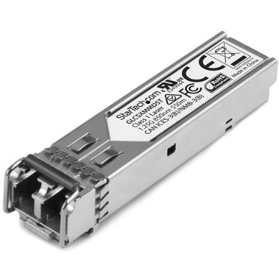 StarTech.com GLCSXMMDST Gigabit Fiber 1000Base-SX SFP Transceiver Module - Cisco GLC-SX-MMD Compatible - MM LC - 550m (1804 ft) StarTech.com GLCSXMMDST Gigabit Fiber 1000Base-SX SFP Transceiver Module - Cisco GLC-SX-MMD Compatible - MM LC - 550m (1804 ft)