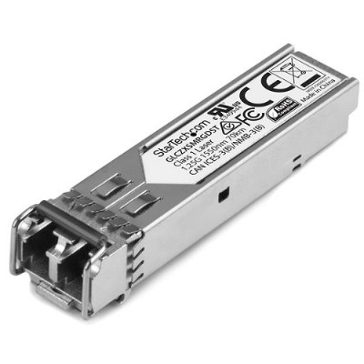 StarTech.com GLCZXSMRGDST Gigabit Fiber 1000Base-ZX SFP Transceiver Module - Cisco GLC-ZX-SM-RGD Compatible - SM LC - 70km (43.5mi) StarTech.com GLCZXSMRGDST Gigabit Fiber 1000Base-ZX SFP Transceiver Module - Cisco GLC-ZX-SM-RGD Compatible - SM LC - 70km (43.5mi)