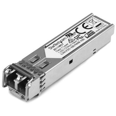 StarTech.com JD119BST Gigabit Fiber 1000Base-LX SFP Transceiver Module - HP JD119B Compatible - SM LC - 10km (6.2mi) StarTech.com JD119BST Gigabit Fiber 1000Base-LX SFP Transceiver Module - HP JD119B Compatible - SM LC - 10km (6.2mi)