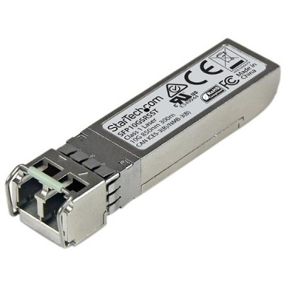 StarTech.com SFP10GSRSST 10 Gigabit Fiber SFP+ Transceiver Module - Cisco SFP-10G-SR-S - MM LC with DDM - 300m (984ft) StarTech.com SFP10GSRSST 10 Gigabit Fiber SFP+ Transceiver Module - Cisco SFP-10G-SR-S - MM LC with DDM - 300m (984ft)