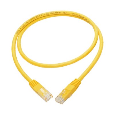 TrippLite N200-003-YW Cat6 Gigabit Molded Patch Cable (RJ45 M/M) Yellow 3 ft. TrippLite N200-003-YW Cat6 Gigabit Molded Patch Cable (RJ45 M/M) Yellow 3 ft.