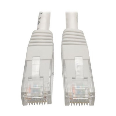 TrippLite N200-025-WH 25ft Cat6 Gigabit Molded Patch Cable RJ45 M/M 550MHz 24AWG White TrippLite N200-025-WH 25ft Cat6 Gigabit Molded Patch Cable RJ45 M/M 550MHz 24AWG White