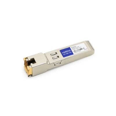 AddOn Computer Products SFP-30-AOK Rad SFP-30 Compatible TAA Compliant 1000Base-TX SFP Transceiver (Copper 100m RJ-45) AddOn Computer Products SFP-30-AOK Rad SFP-30 Compatible TAA Compliant 1000Base-TX SFP Transceiver (Copper 100m RJ-45)
