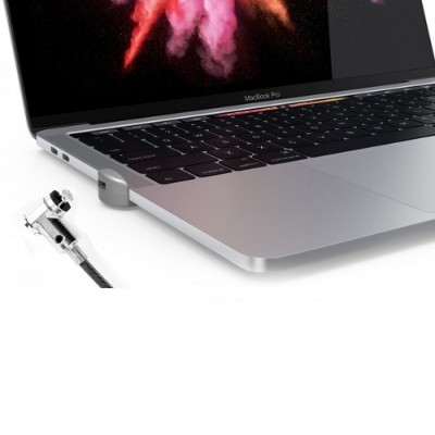 Compulocks Brands MBPRLDGTB01KL Ledge Security Lock Slot Adapter with Keyed Lock for Macbook Pro Touchbar Compulocks Brands MBPRLDGTB01KL Ledge Security Lock Slot Adapter with Keyed Lock for Macbook Pro Touchbar