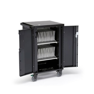 Bretford Manufacturing TCOREX36B Core X Charging Cart AC for up to 36 devices with Rear Door