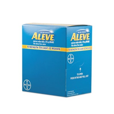 Acme United 82909533 Pain Reliever Tablets 50 Packs Box