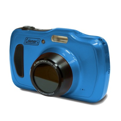 Coleman C30WPZ-BL C30WPZ Xtreme4 20-Megapixel 1080p HD 4x Optical Zoom Underwater Digital & Video Camera Waterproof up to 33ft. - Blue Coleman C30WPZ-BL C30WPZ Xtreme4 20-Megapixel 1080p HD 4x Optical Zoom Underwater Digital & Video Camera Waterproof up to 33ft. - Blue