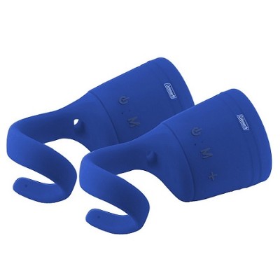 Coleman CBT10TWS-BL-2P CBT10TWS Bluetooth and Waterproof True Wireless Stereo (TWS) Link Speaker - Blue 2pk Coleman CBT10TWS-BL-2P CBT10TWS Bluetooth and Waterproof True Wireless Stereo (TWS) Link Speaker - Blue 2pk
