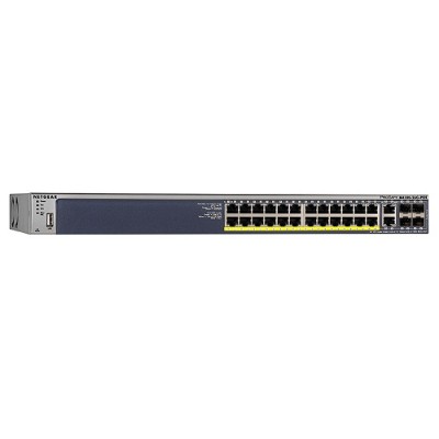 NetGear GSM7226LP-100NES-OB ProSafe M4100-26G-POE Ethernet Switch (Open Box Product Limited Availability No Back Orders) NetGear GSM7226LP-100NES-OB ProSafe M4100-26G-POE Ethernet Switch (Open Box Product Limited Availability No Back Orders)