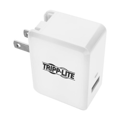 TrippLite U280-W01-QC3 1-Port Quick Charge 3.0 USB Wall/ Travel Charger Autosensing TrippLite U280-W01-QC3 1-Port Quick Charge 3.0 USB Wall/ Travel Charger Autosensing