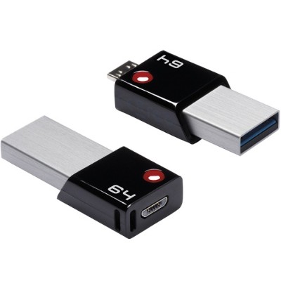 Emtec ECMMD64GT203 64GB USB3.0 T200 OTG Flash Drive Emtec ECMMD64GT203 64GB USB3.0 T200 OTG Flash Drive