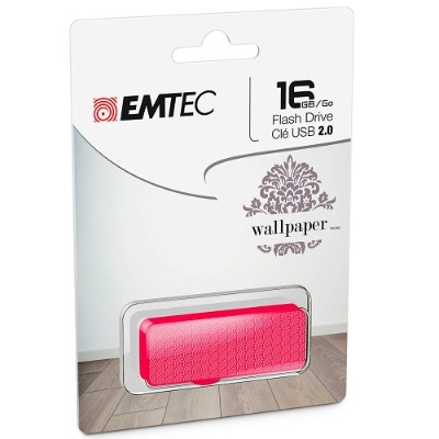 Emtec ECMMD16GM700WPM1 16GB USB 2.0 Flash Drive with Wallpaper Patterns Emtec ECMMD16GM700WPM1 16GB USB 2.0 Flash Drive with Wallpaper Patterns