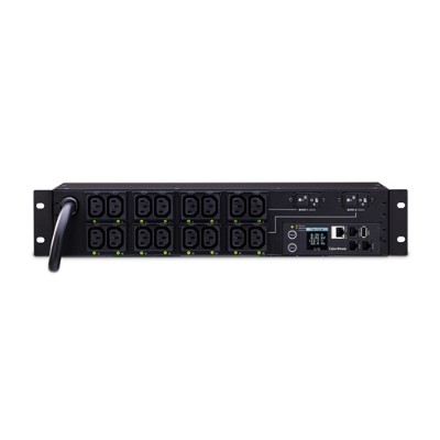 Cyberpower PDU81007 30A 208V Metered by Outlet Switched PDU 16 C13 Outlets 12 Feet cord