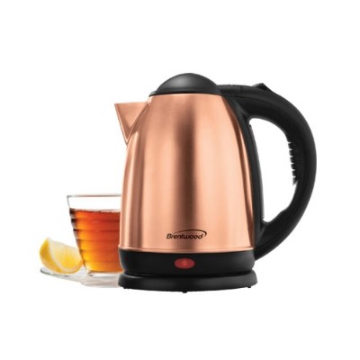 Brentwood Appliances KT-1790RG 1.7 Liter Electric Stainless Steel Kettle - Rose Gold Brentwood Appliances KT-1790RG 1.7 Liter Electric Stainless Steel Kettle - Rose Gold