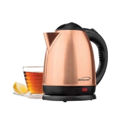 Brentwood Appliances KT-1780RG CORDLESS ELEC KETTLE 1.5L ROSE Brentwood Appliances KT-1780RG CORDLESS ELEC KETTLE 1.5L ROSE