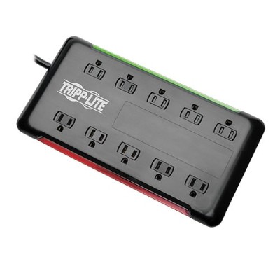 TrippLite TLP1006B 10-Outlet Surge Protector 6 ft. Cord 2880 Joules Black Housing TrippLite TLP1006B 10-Outlet Surge Protector 6 ft. Cord 2880 Joules Black Housing