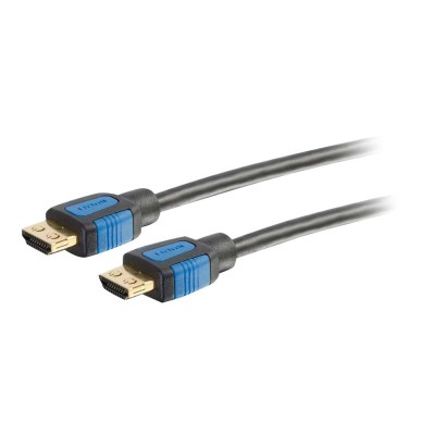 Cables To Go 29676 High Speed HDMI Cable With Gripping Connectors - HDMI with Ethernet cable - HDMI (M) to HDMI (M) - 5 ft - double shielded - black - 4K suppor Cables To Go 29676 High Speed HDMI Cable With Gripping Connectors - HDMI with Ethernet cable - HDMI (M) to HDMI (M) - 5 ft - double shielded - black - 4K suppor