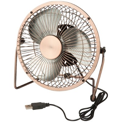 Honey-Can-Do OFC-04475 USB-Powered Desk Fan (Bronze) Honey-Can-Do OFC-04475 USB-Powered Desk Fan (Bronze)