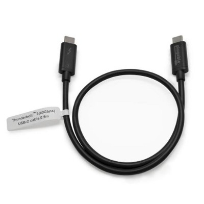 Plugable TBT3-40G50CM 1.65FT Thunderbolt 3 40gbps USB-C Cable Plugable TBT3-40G50CM 1.65FT Thunderbolt 3 40gbps USB-C Cable