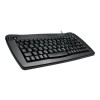 Mini-Trackball USB Keyboard Black