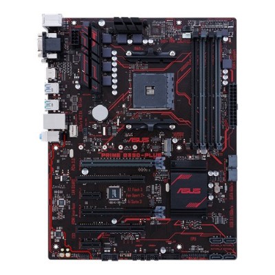 ASUS PRIME B350-PLUS PRIME B350-PLUS AMD AM4 ATX Motherboard with LED Lighting DDR4 32Gb/s M.2 HDMI SATA 6Gb/s USB 3.1 ASUS PRIME B350-PLUS PRIME B350-PLUS AMD AM4 ATX Motherboard with LED Lighting DDR4 32Gb/s M.2 HDMI SATA 6Gb/s USB 3.1