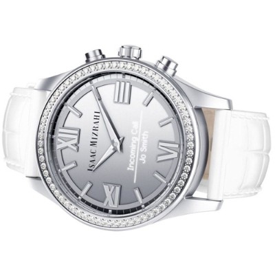 HP Inc. P1L49AA#ABA-SEC Isaac Mizrahi Silver Smartwatch Gray Strap