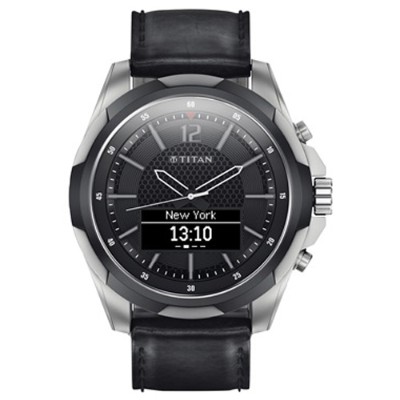 HP Inc. PN3U46AA#ABA-SEC Titan Smartwatch Titanium Black Strap HP Inc. PN3U46AA#ABA-SEC Titan Smartwatch Titanium Black Strap