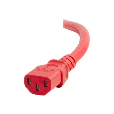 Cables To Go 17499 5FT C14 TO C13 18/3 SJT RED Cables To Go 17499 5FT C14 TO C13 18/3 SJT RED