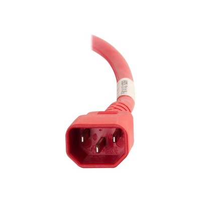 Cables To Go 17505 6FT C14 TO C13 18/3 SJT RED Cables To Go 17505 6FT C14 TO C13 18/3 SJT RED