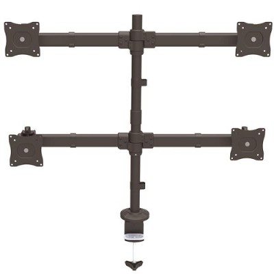 StarTech.com ARMQUAD Desk-Mount Quad-Monitor Arm - Articulating - Heavy Duty Steel StarTech.com ARMQUAD Desk-Mount Quad-Monitor Arm - Articulating - Heavy Duty Steel