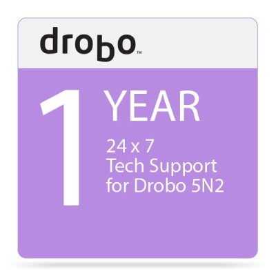 Drobo DR-5N2-1S11 1-Year DroboCare Renewal Warranty for the Drobo 5N2 Drobo DR-5N2-1S11 1-Year DroboCare Renewal Warranty for the Drobo 5N2
