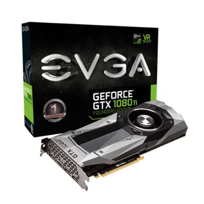 Evga 11G-P4-6390-KR GeForce GTX 1080 Ti Founders Edition - Graphics Card - 11GB GDDR5X - PCI-E 3.0 16x - 3x Display Evga 11G-P4-6390-KR GeForce GTX 1080 Ti Founders Edition - Graphics Card - 11GB GDDR5X - PCI-E 3.0 16x - 3x Display