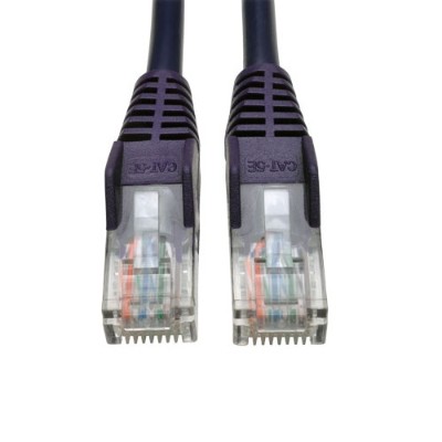 TrippLite N001-025-PU 25ft Cat5e RJ45 M/M 350MHz Snagless Molded UTP Patch Cable - Purple TrippLite N001-025-PU 25ft Cat5e RJ45 M/M 350MHz Snagless Molded UTP Patch Cable - Purple